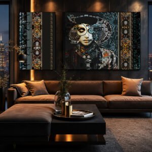 Quadro Decorativo ETIQUETA PRIVADA arte para sala